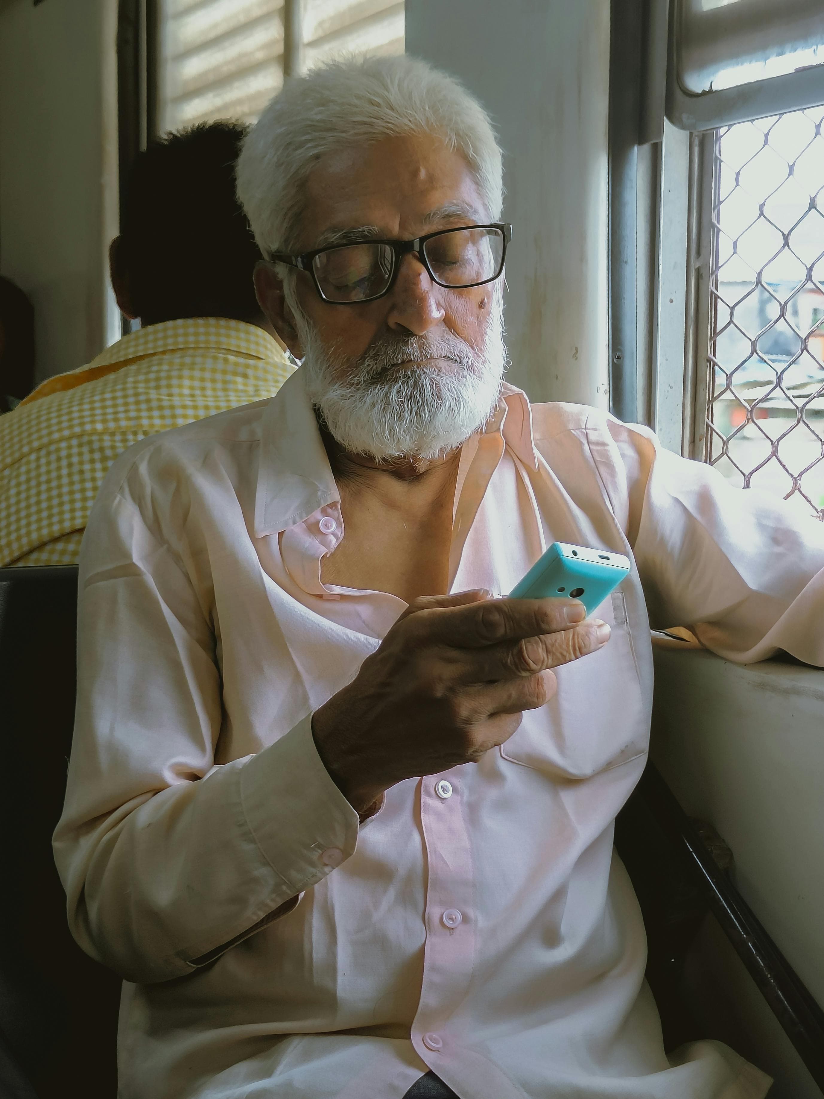 Patient looking at screen